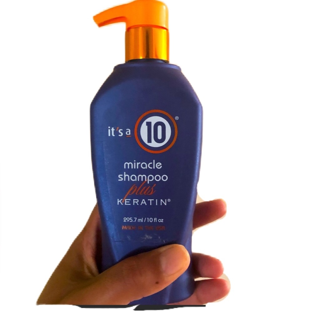 It’s a 10 shampoo + keratin